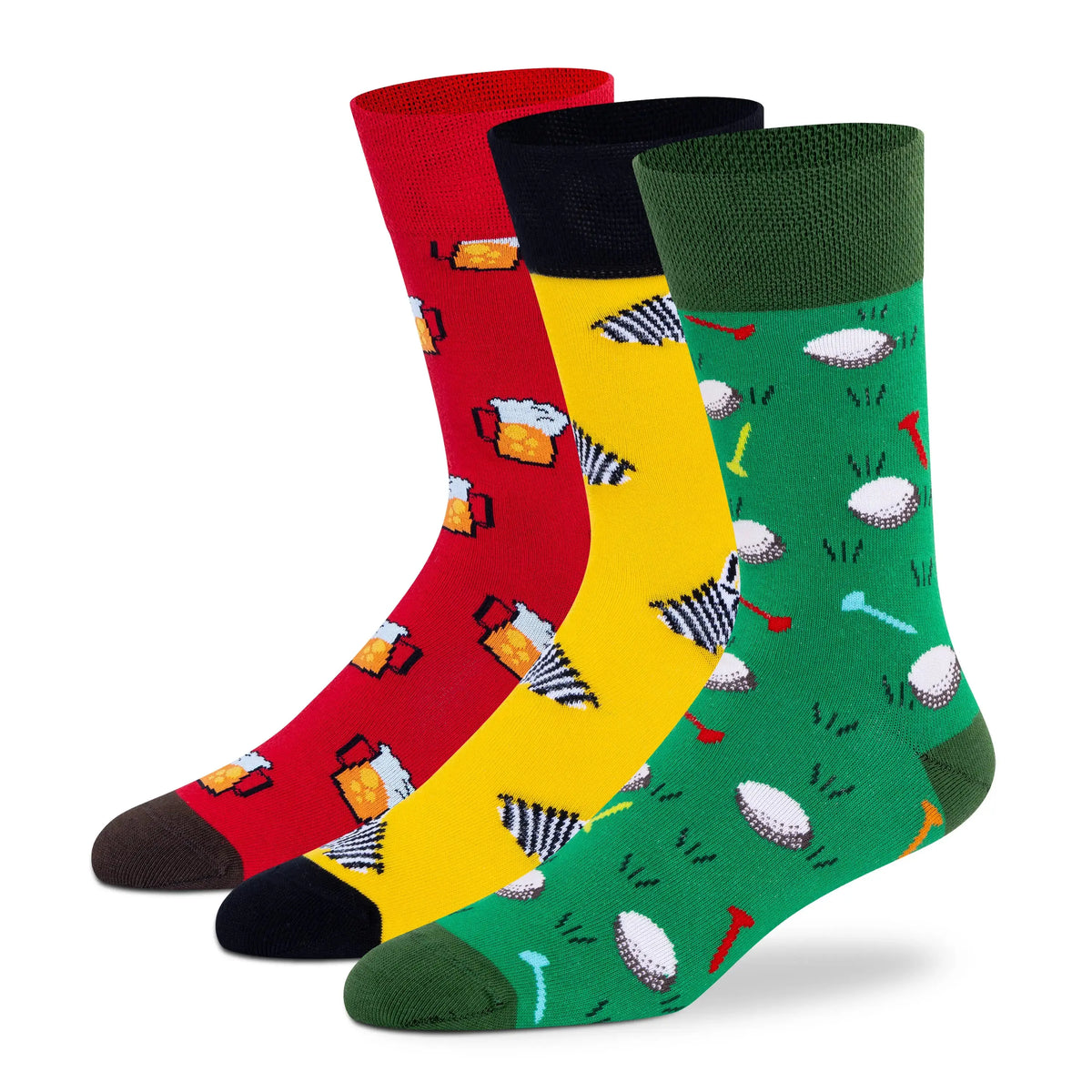 Supersox Funky Crew Socks - Unisex (Pack of 3)