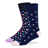 Supersox Funky Polka Crew Socks - Unisex (Pack of 2)