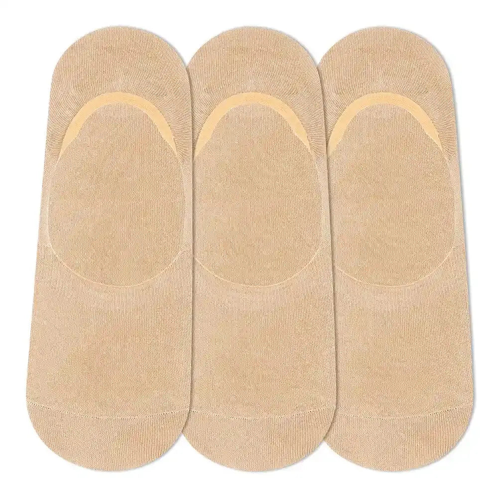 Basic No-Show Socks for Men (Pack of 3)