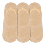 Basic No-Show Socks for Men (Pack of 3)