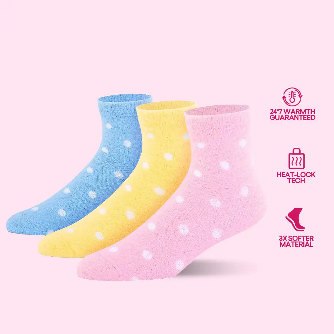 Fuzzy Socks Design - Women (Pack of 3) Supersox